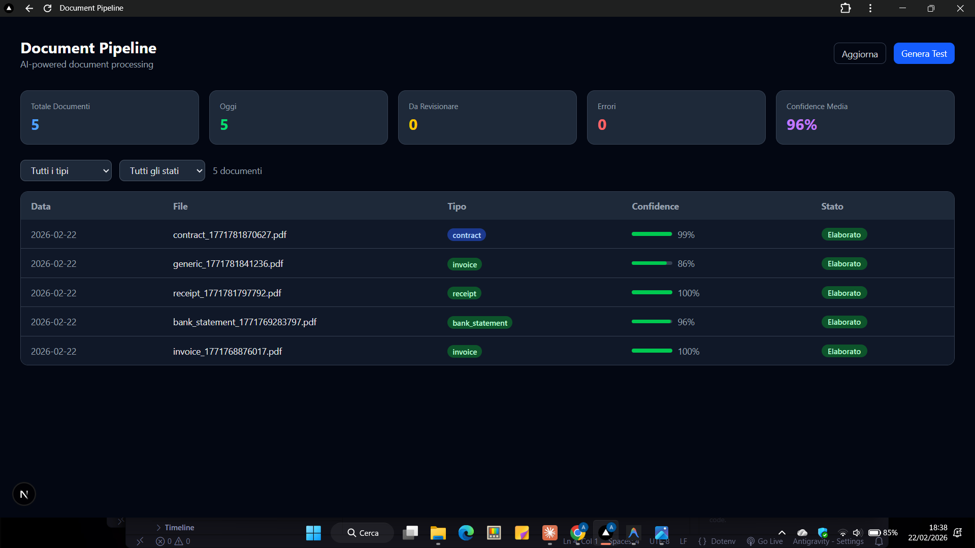 AI Document Processing Pipeline